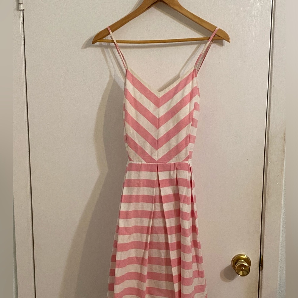 COPY - Pink and White Striped Dress